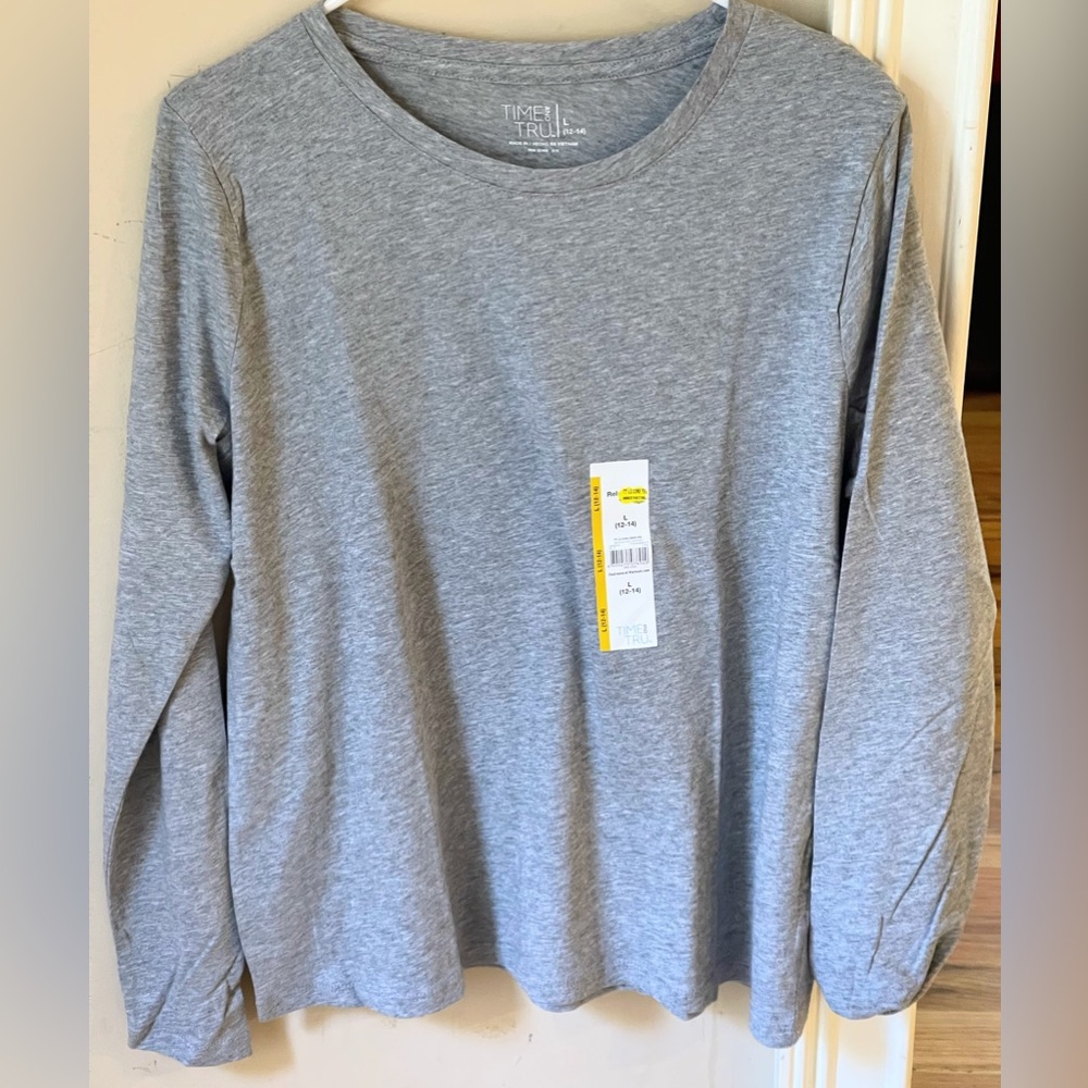 Time and Tru Long Sleeve Tee for Women